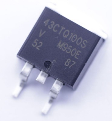 100V-2X20A SCHOTTKY DIODE, ZWEIFACH CC, SMD D2PAK VS-43CTQ100S-M3 VISHAY foto