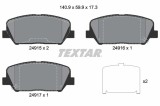 TEXTAR 2491501 Q+ set placute frana disc