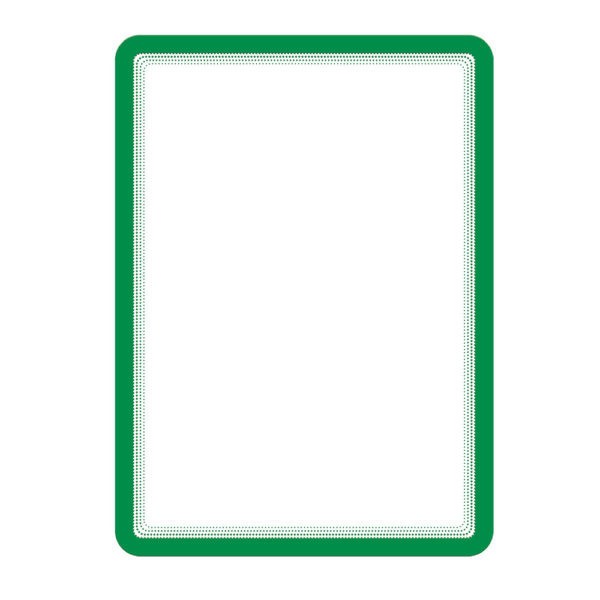 Buzunar magnetic DJOIS A4 ramă verde set 2 bucăți