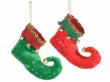 Cumpara ieftin Set 2 ciorapi Craciun Elf 14x5x8.5 cm