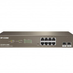 IP-COM 8-Port Gigabit Ethernet managed switch, G3310P-8-150W; Network standard: IEEE 802.3, IEEE 802.3u, IEEE 802.3ab, IEEE 802.3x, IEEE 802.3z, IEEE