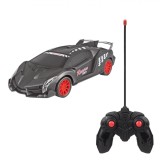 Mașină de Curse cu Telecomandă, Super Car, Scară 1:16, Culoare Negru Mat, Frecvență 27MHz, Băieți 3+ Ani, Plastic, Oem