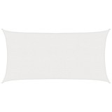 vidaXL P&acirc;nză de umbră Alb 2 x 6 m HDPE 42032696