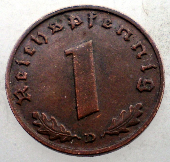 2.427 GERMANIA 1 REICHSPFENNIG 1937 D