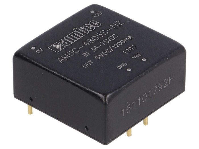 Convertor DC/DC 6W 36-75V la 5V