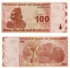 ZIMBABWE 100 dollars 2009 UNC!!!