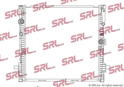 Radiator Bmw X5, X6, X7, motor: 3.0 R6 T, intrare/iesire conectare rapida, 625x619x32, SRLine, Aluminiu/ Plastic brazat, 17115A44D67; 17115A5C814 foto
