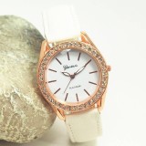 GENEVA Ceas dama Quartz, Geneva Platinum, Alb