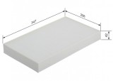 Filtru habitaclu BOSCH 1987432195