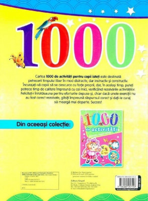 1000 de activitati pentru copii isteti 1 PlayLearn Toys foto