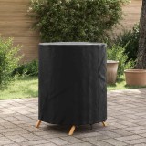 vidaXL Copertă pentru masă Simplu Negru 62 x 62 x 70 cm țesătură 4105873