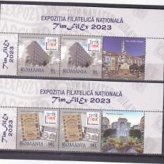 ROMANIA 2023 - TIMFILEX 2023, VINIETA in triptic, MNH - LP 2436