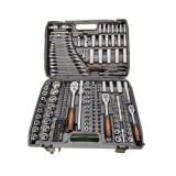 Cumpara ieftin Trusa chei tubulare 216 piese, Crom Vanadiu, 1/2", 1/4", 3/8", Profesionala, Craft-Tec MX946
