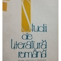 Tudor Vianu - Studii de literatura română (editia 1965)