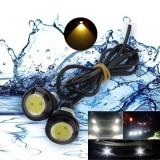 Set 2 LEDuri Lumini Auto 23mm 12V 9W IP65 Galben 1F042 XXM