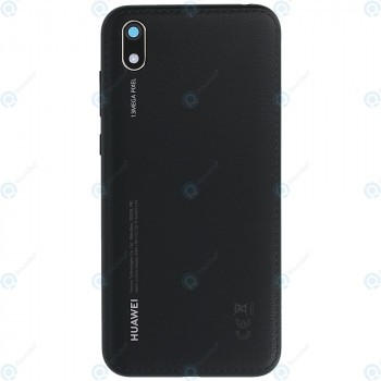 Huawei Y5 2019 (AMN-LX9) Capac baterie piele negru miezul nopții 97070WFS foto