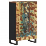 Cumpara ieftin Dulap cu sertar, 60x33x100 cm, lemn masiv reconditionat si fier