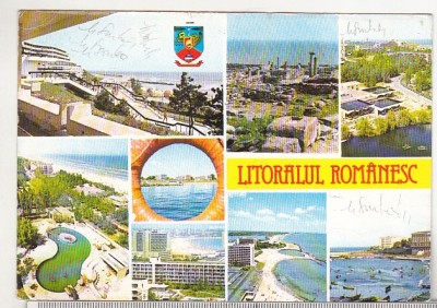 bnk cp Litoralul romanesc - Vedere - circulata foto