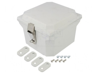 Carcasă montare pe perete gri 154x159x105mm foto