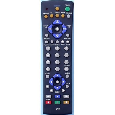 Telecomanda, universala, DVD, negru foto