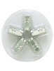 Capace valva roata hexagonal din aluminiu &ndash; Argintiu