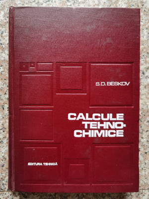 Calcule Tehno-chimice - S.d.beskov ,553106 foto