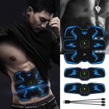 Set 3 Abdomen Centura electrostimulare EMS Afisaj LED musculara fitness Masaj