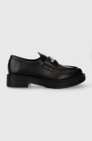 Love Moschino mocasini CITY40 femei, culoarea negru, cu platforma, JA10154G0HIA0000