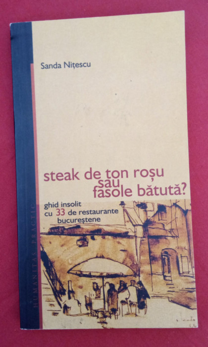 Sanda NIȚESCU. Steak de ton rosu sau fasole bătută?