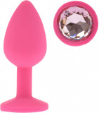 Dop Anal Silicone Buttplug Small Roz/Clear Roz Guilty Toys