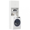 VidaXL Dulap pentru mașină de spălat alb 64x24x190 cm lemn prelucrat