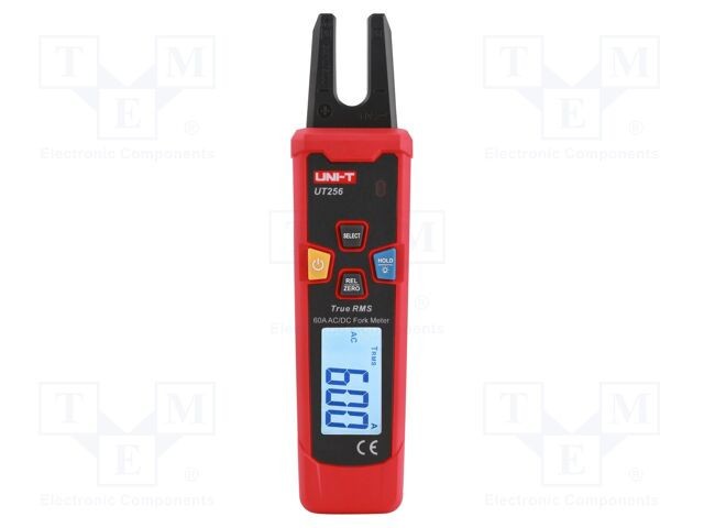 Tester electric UNI-T LCD VDC 60V I AC 60A True RMS 10mm husă