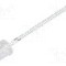 Dioda LED 5mm, portocalie, plat, 1.8...2.6V, OPTOSUPPLY - OS5OPM57E1A