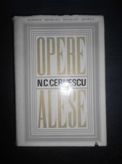 N. C. Cernescu - Opere alese (1973, editie cartonata, tiraj 940 de exemplare) foto