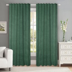 Draperie tip tesatura in cu rejansa transparenta cu ate pentru galerie, Madison, 150x220 cm, densitate 700 g/ml, Yone, 1 buc