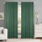 Draperie tip tesatura in cu rejansa transparenta cu ate pentru galerie, Madison, 150x235 cm, densitate 700 g/ml, Yone, 1 buc