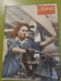 Revista femeia aprilie 1951-uzina steagul rosu,femeile din valea jiului,albesti