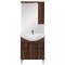 Mobilier complet de baie Bianca Plus 75, culoare Aida nuc, deschidere pe dreapta
