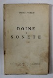 DEDICATIA LUI DIMITRIE CUCLIN PE VOLUMUL &#039;&#039; DOINE SI SONETE &#039;&#039; , 1932