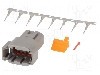 Conector auto, DTM, 8 pini, DEUTSCH - S-DTM 04-08 PA