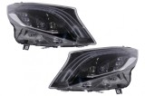 Faruri Full LED Mercedes V-Class W447 (2016-2020) Negru Performance AutoTuning, KITT
