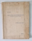 OMAGIU LUI N.S. DUMITRESCU BUCURESTI 1934