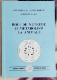 Boli de nutritie si metabolism la animale - Gheorghe Parvu