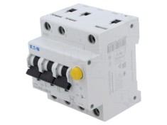 &Icirc;ntrerupător RCBO EATON ELECTRIC 16A 30mA 3 Poli 240VAC IP20