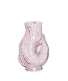 Cumpara ieftin Vaza flori sticla roz Peste 16,5x10,5x24h