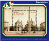 Italia, bloc, arhitectura, cladiri, 2011, MNH**