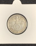 Moneda 2 reichsmark 1937 G argint