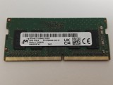 Memorie ram Laptop Micron, 8GB, DDR4, 3200Mhz, 1Rx16, PC4-3200AA, CL22, HTA4ATF1G64HZ-3G2F1, PC4-25600, 1.2V, non-ECC, Unbuffered, SODIMM, 260 pini