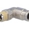 Racord push-in unghi alamă nichelată BSP 1/8