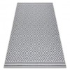 Covor sisal Flat 48357/951 Squares, 160x230 cm, Dreptunghi